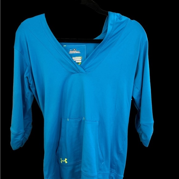 Under Armour Women’s Exercise Hoodie. XS. Blue in‎ Excellent Condition - Picture 1 of 3